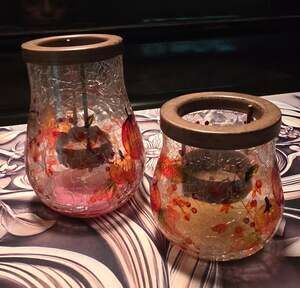 Yankee Candle Pumpkin Crackle Set Of 2